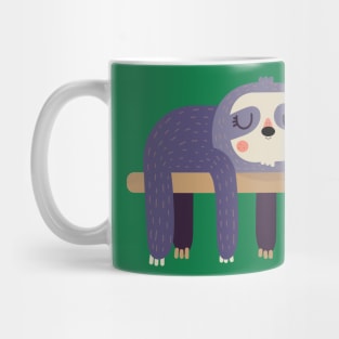 Slothy sloth Mug